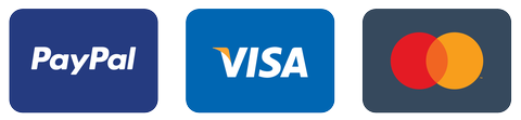 PayPal, Visa, MasterCard